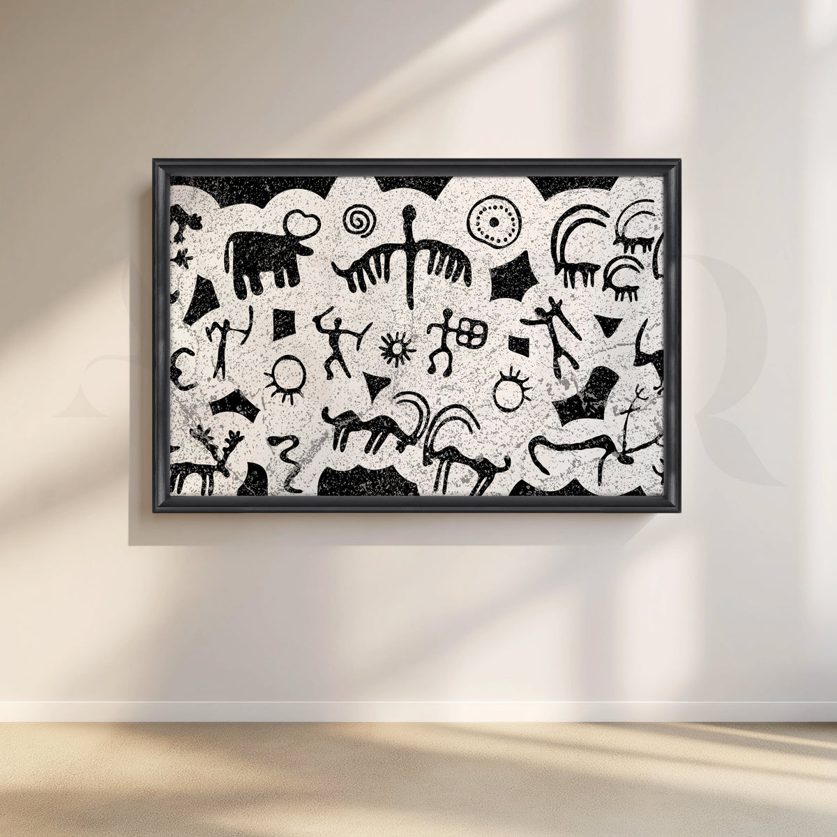 Cave Chronicles Canvas Artwork – Asha Art Studio – Image 3