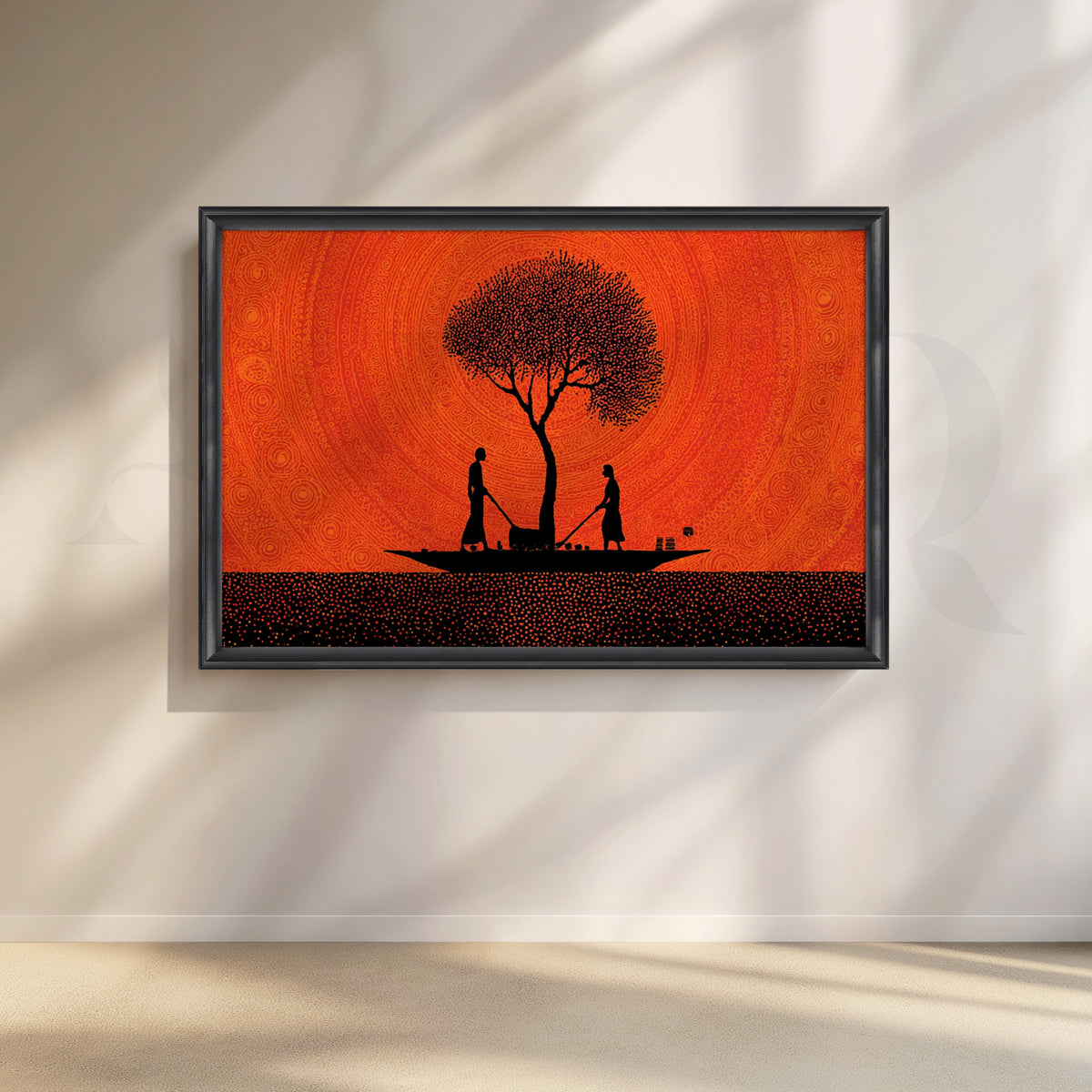 Tree of Life on the Lake Canvas Artwork – Asha Art Studio – Image 3