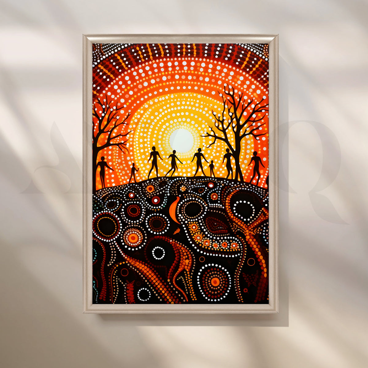 Sunset Spirits Canvas Artwork – Asha Art Studio – Image 4