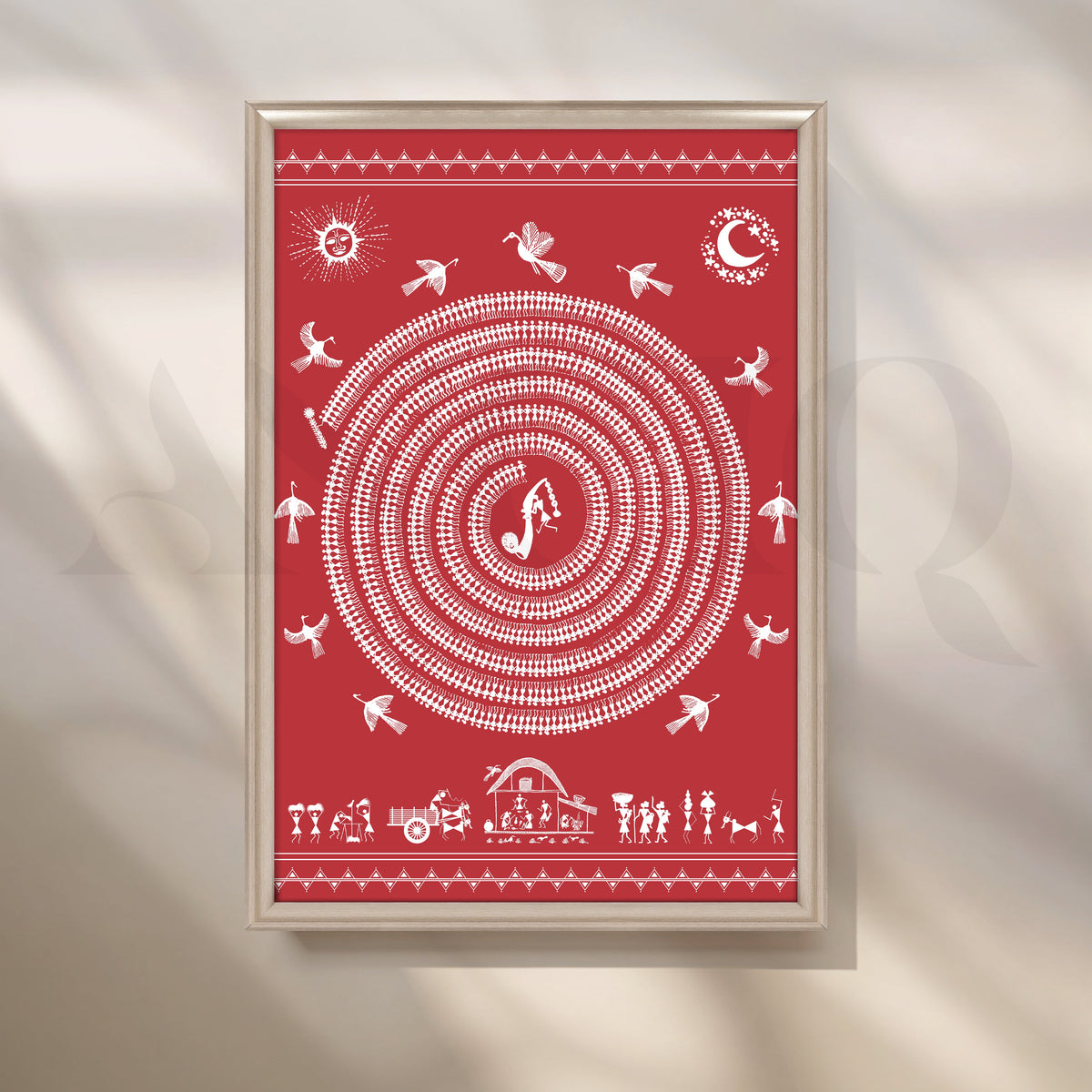 Circle of Life Canvas Artwork – Asha Art Studio – Image 4