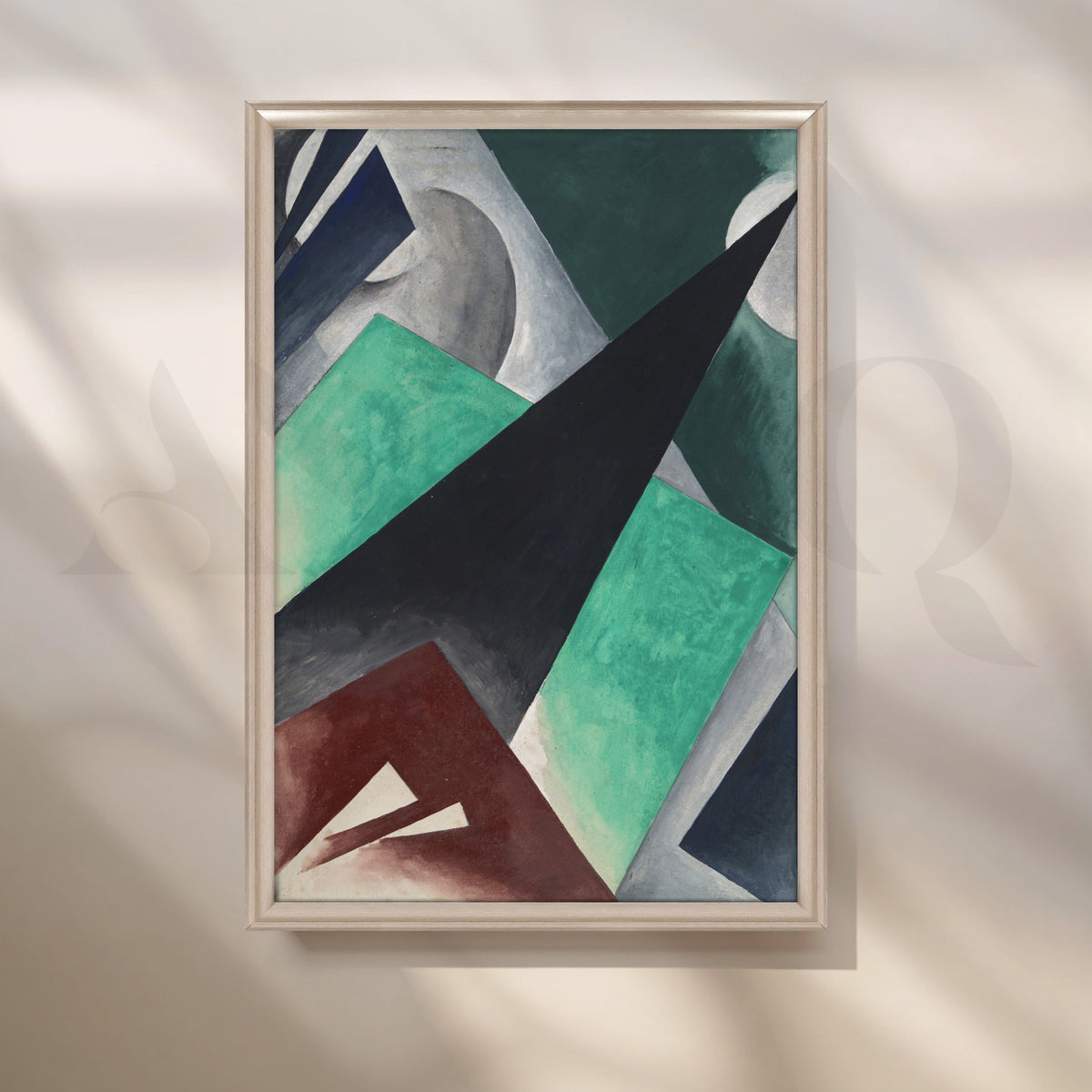 Midnight Geometry Canvas Artwork – Asha Art Studio – Image 4