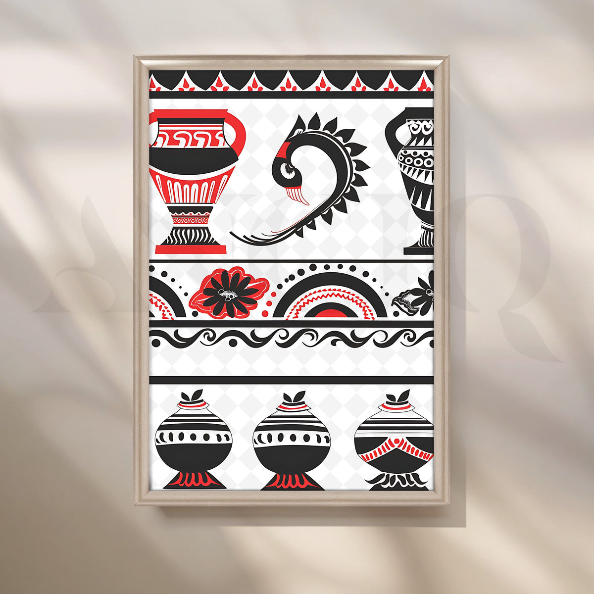 Earthen Heritage Canvas Artwork – Asha Art Studio – Image 4