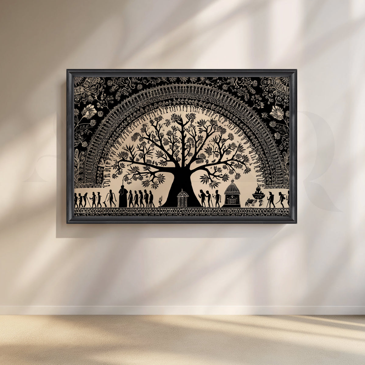 Life Mandala Canvas Artwork – Asha Art Studio – Image 3