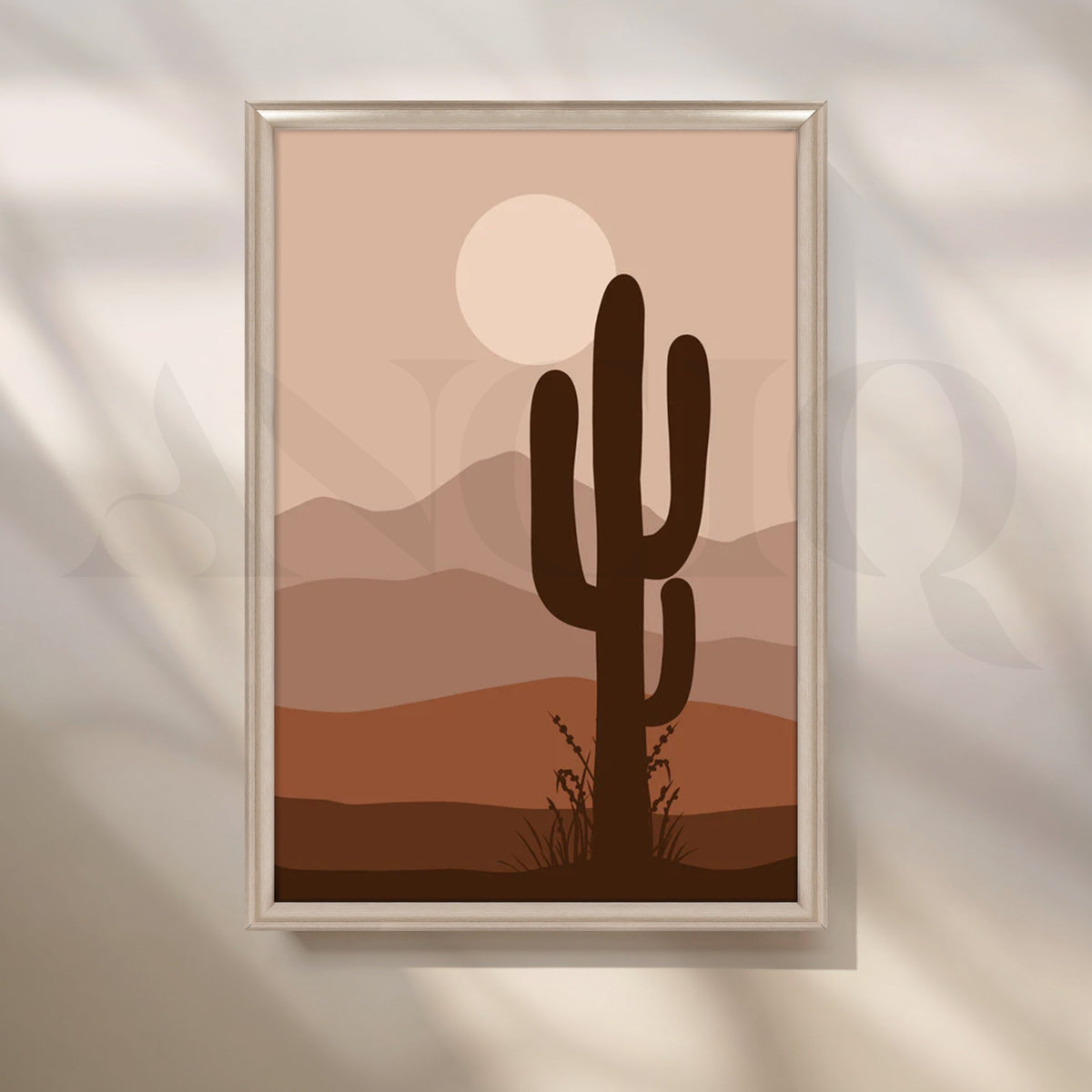Desert Solace Canvas Painting for Southwestern Living Room – Asha Art Studio – Image 4