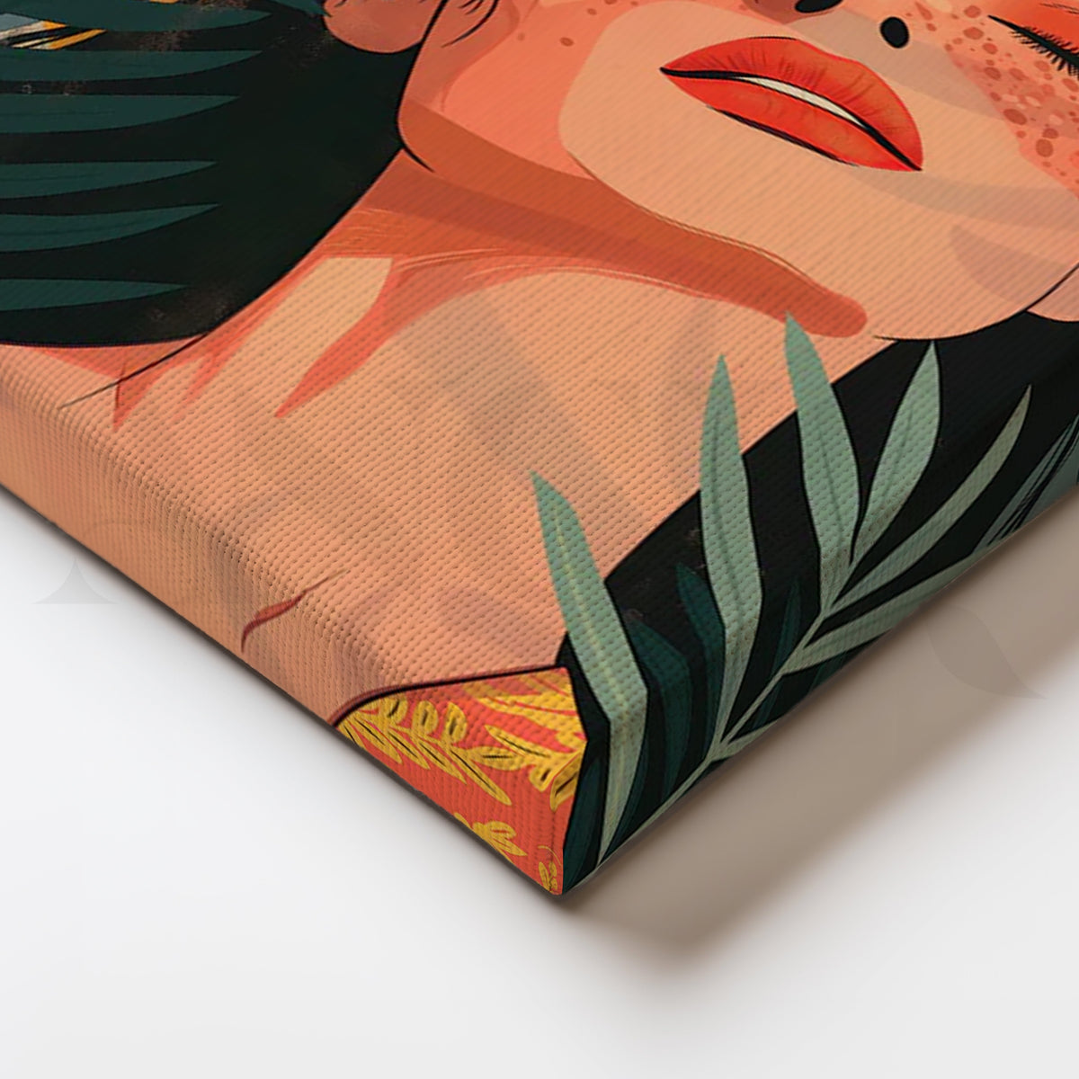 Tropical Daydream Canvas Painting for Living Room – Asha Art Studio – Image 2