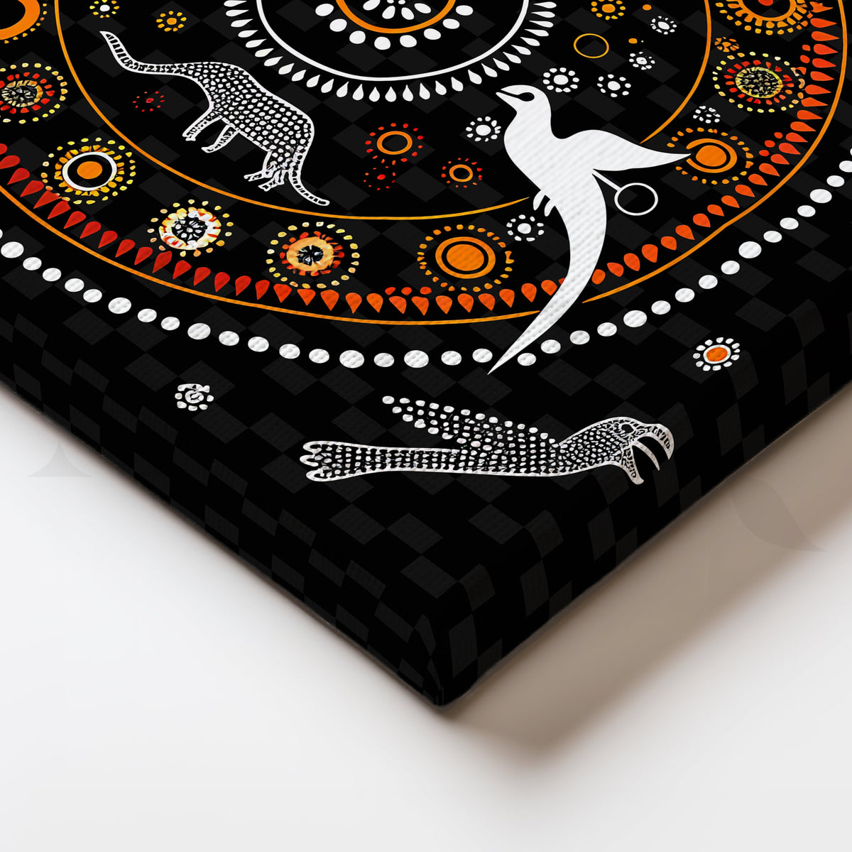 Cosmic Wildlife Canvas Artwork – Asha Art Studio – Image 2
