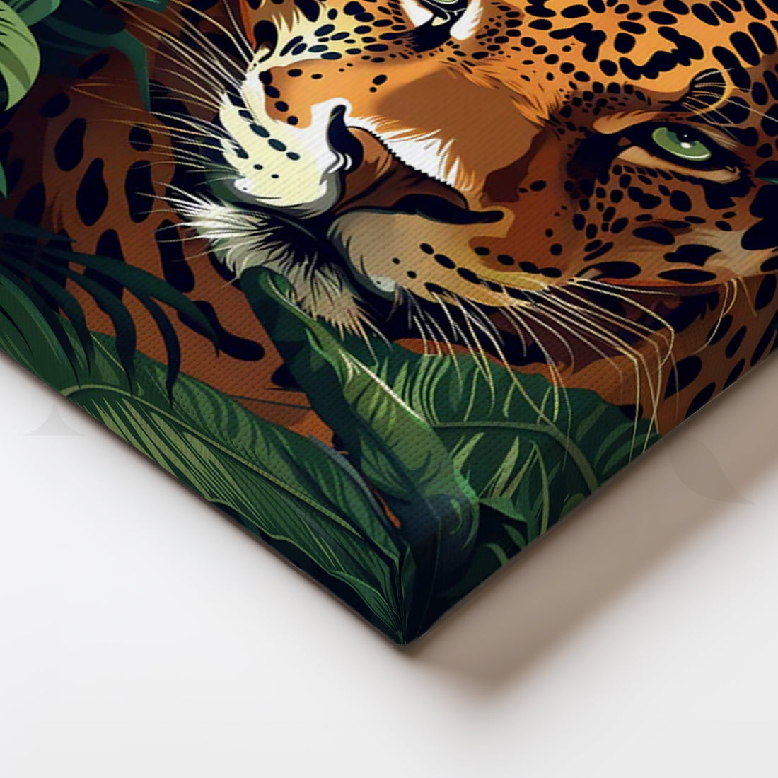 Jungle Gaze Canvas Painting for Home Office – Asha Art Studio