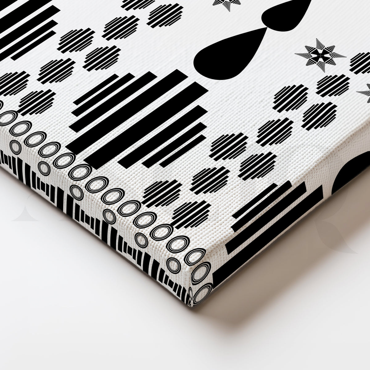 Tribal Geometry Symphony Canvas – Asha Art Studio – Image 2