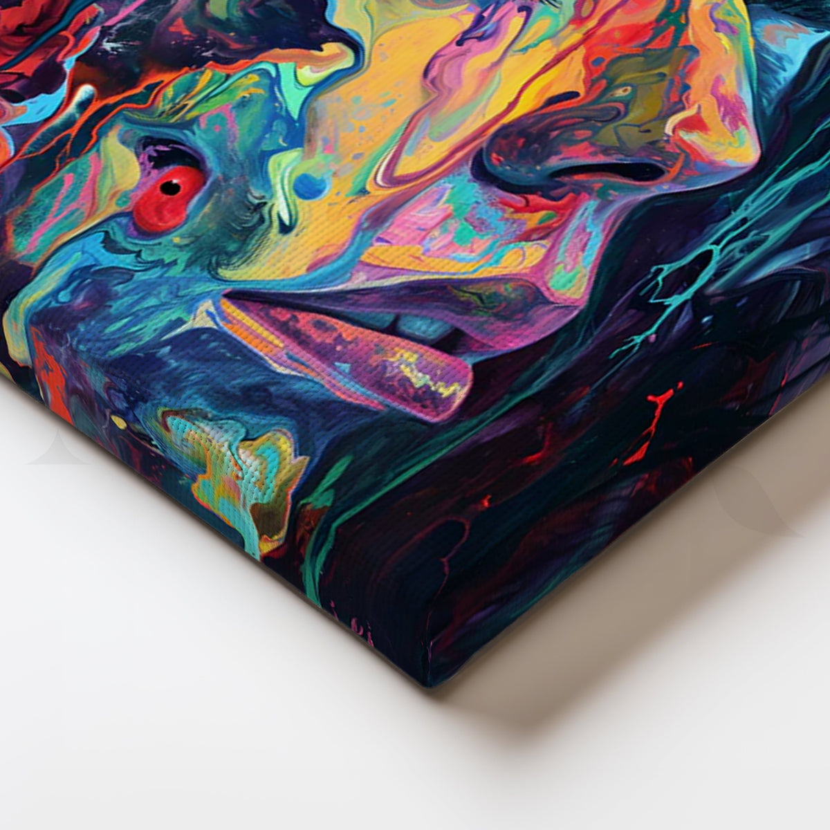 Chromatic Reverie Canvas Artwork – Asha Art Studio – Image 2