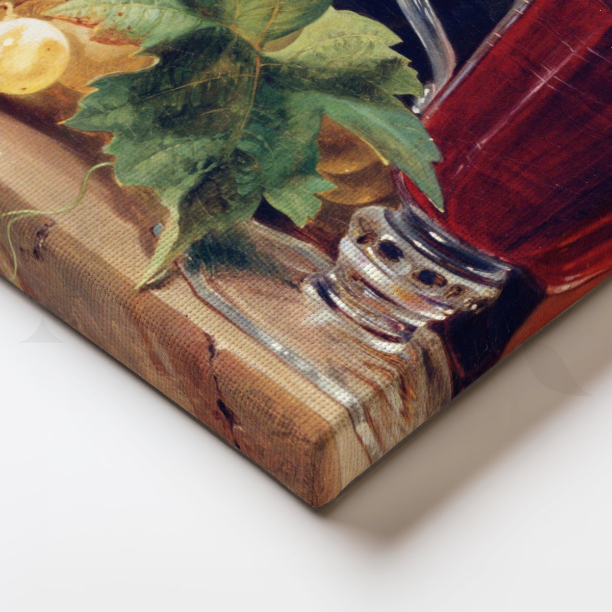 Wine and Grapes Still Life Canvas Artwork – Asha Art Studio – Image 2