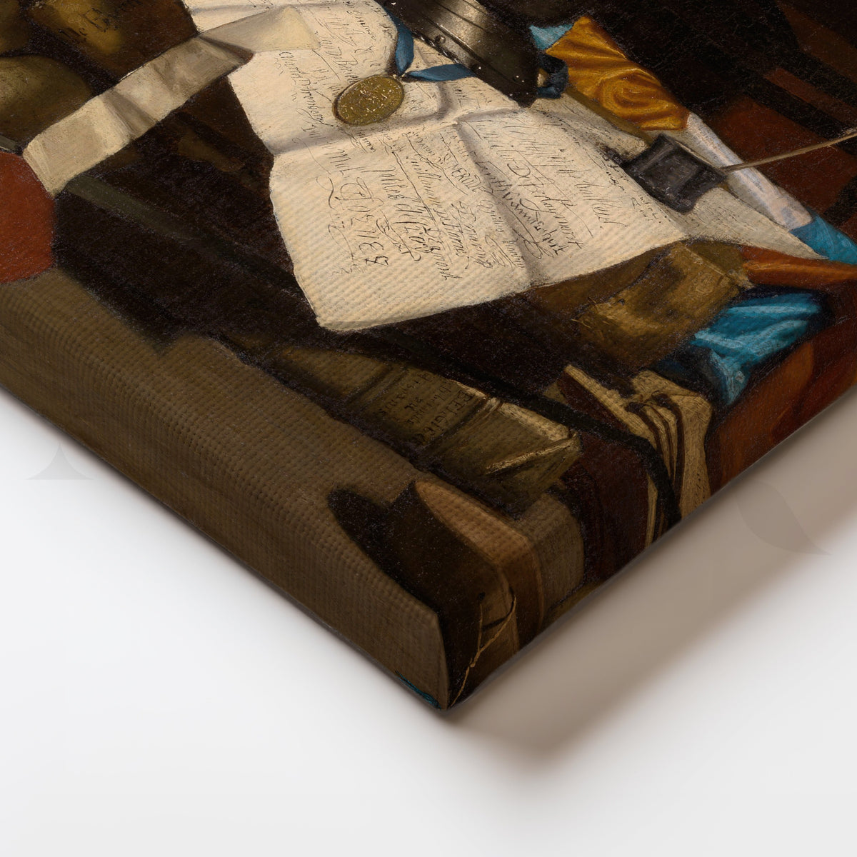 Knight’s Study Still Life Canvas Artwork – Asha Art Studio – Image 2