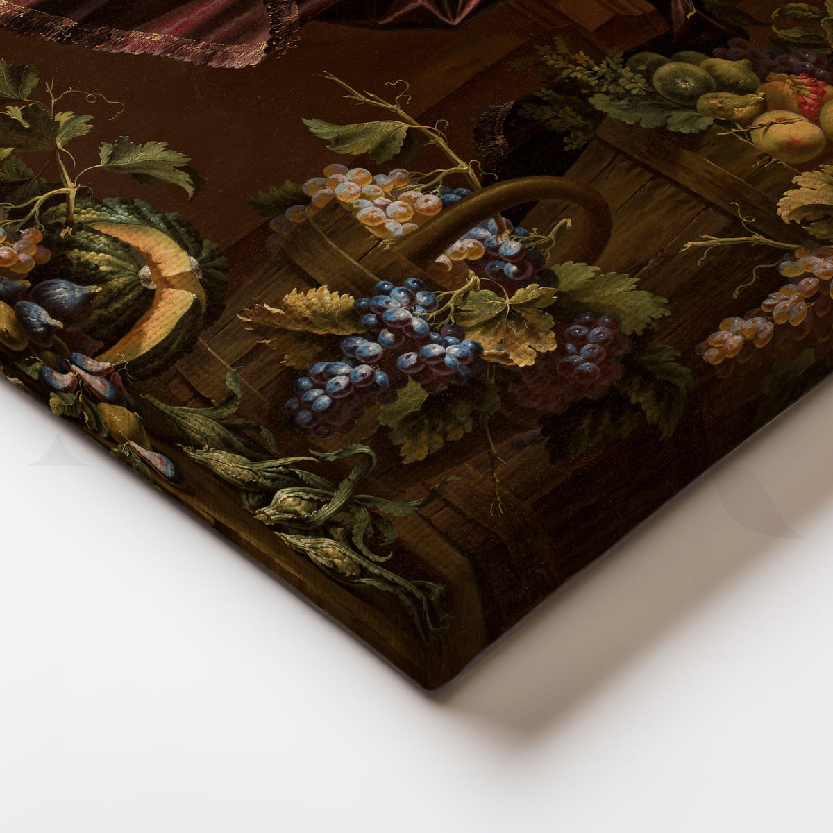 Baroque Fruit Baskets Canvas Artwork – Asha Art Studio – Image 2