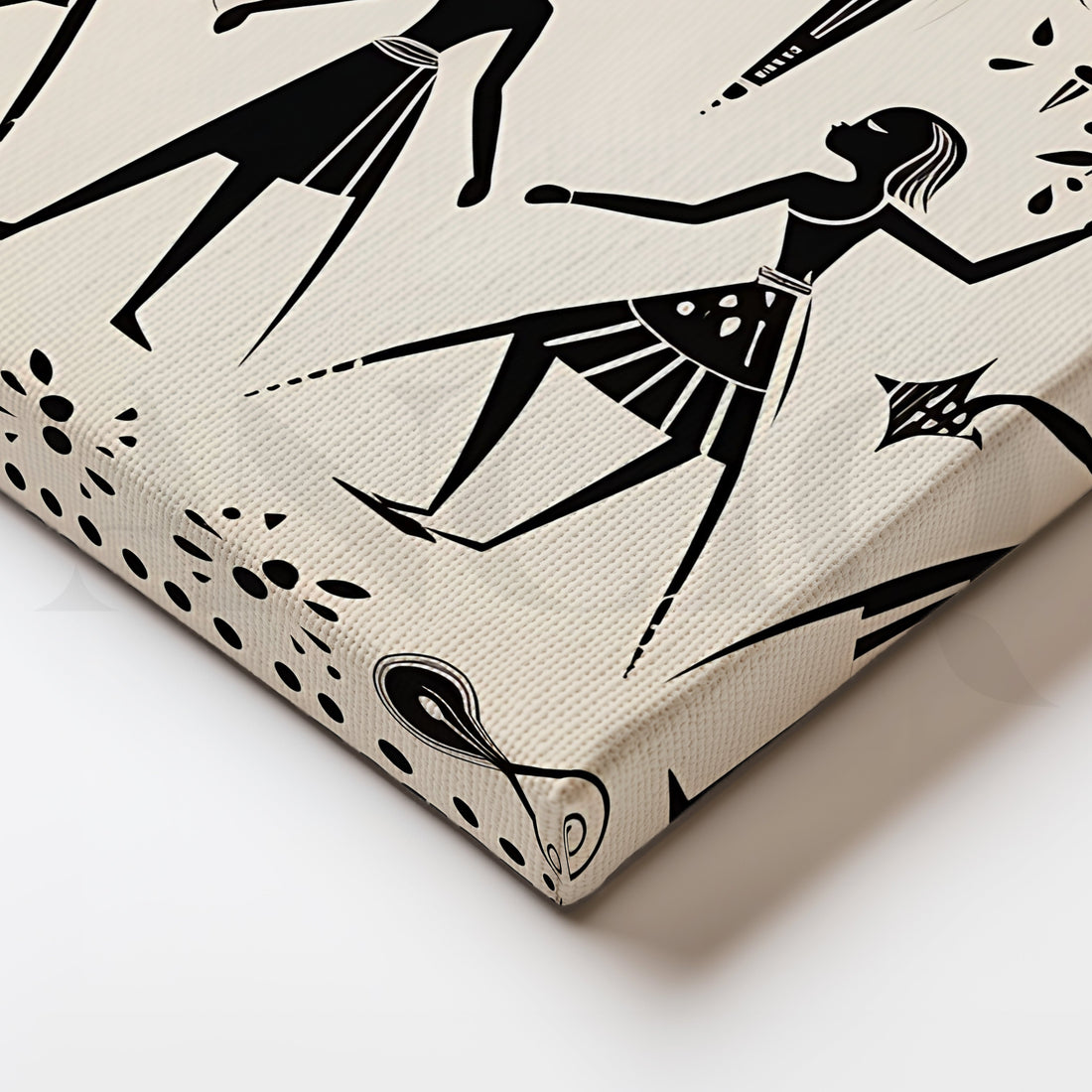 Tribal Sisterhood Canvas Artwork – Asha Art Studio