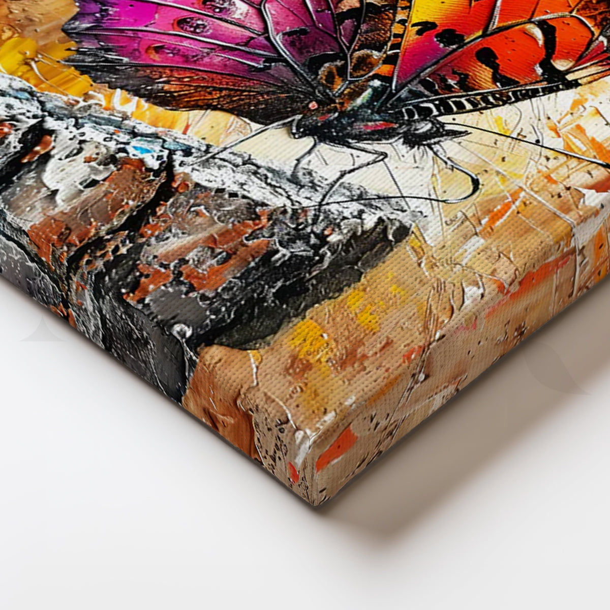 Prism Wings Canvas Painting for Living Room – Asha Art Studio – Image 2