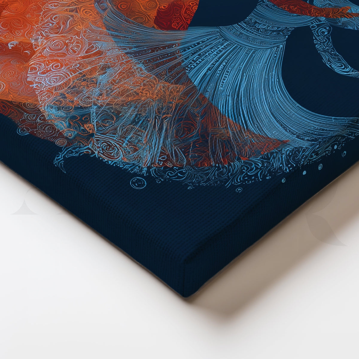 Garba Circle Canvas Artwork – Asha Art Studio – Image 2
