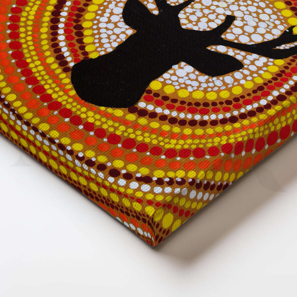 Solar Stag Canvas Artwork – Asha Art Studio – Image 2