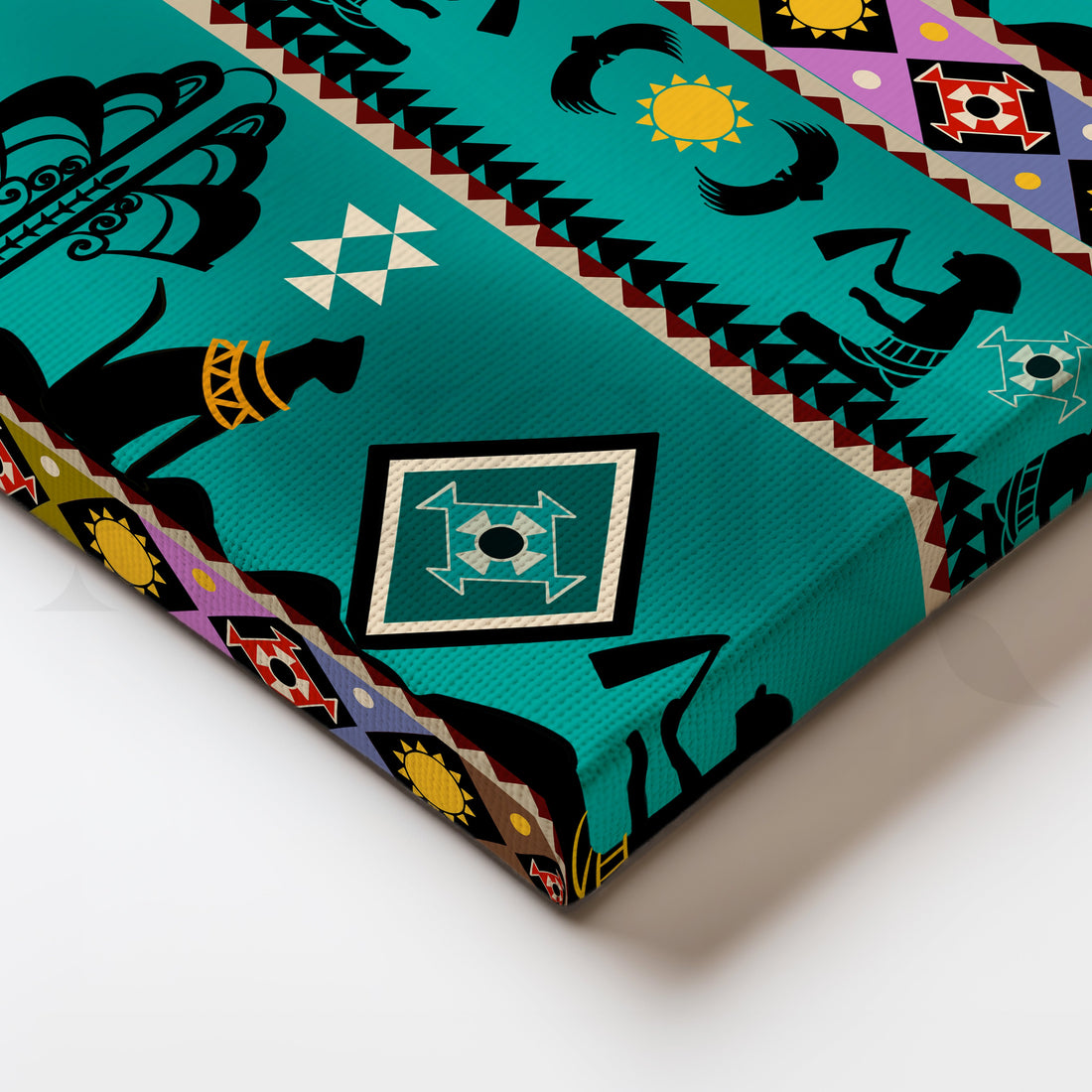 Egyptian Mystique Canvas Artwork – Asha Art Studio