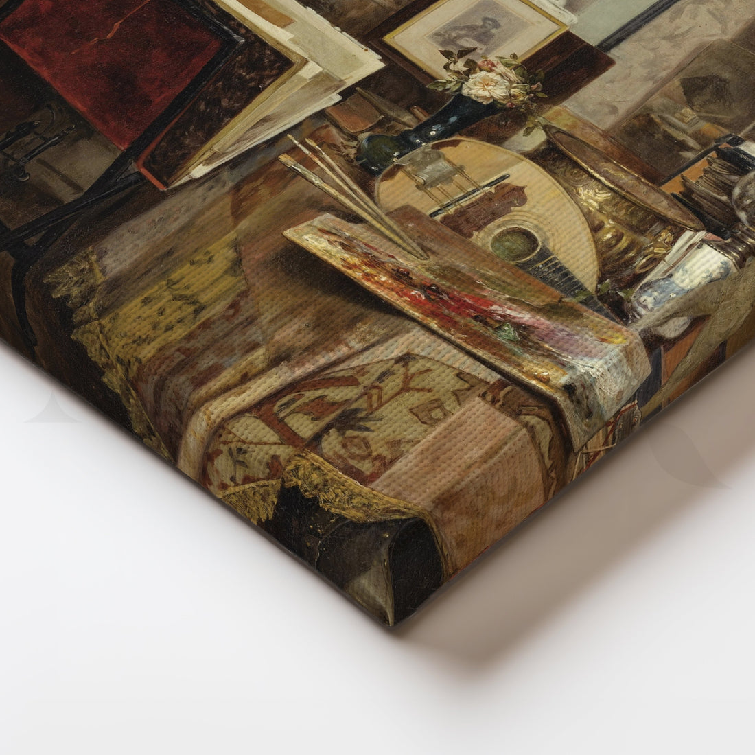 Artist’s Atelier Interior Canvas Artwork – Asha Art Studio