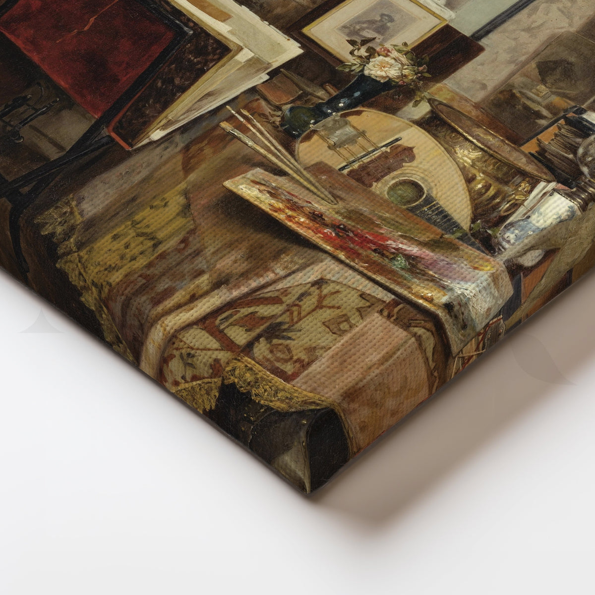 Artist’s Atelier Interior Canvas Artwork – Asha Art Studio – Image 2