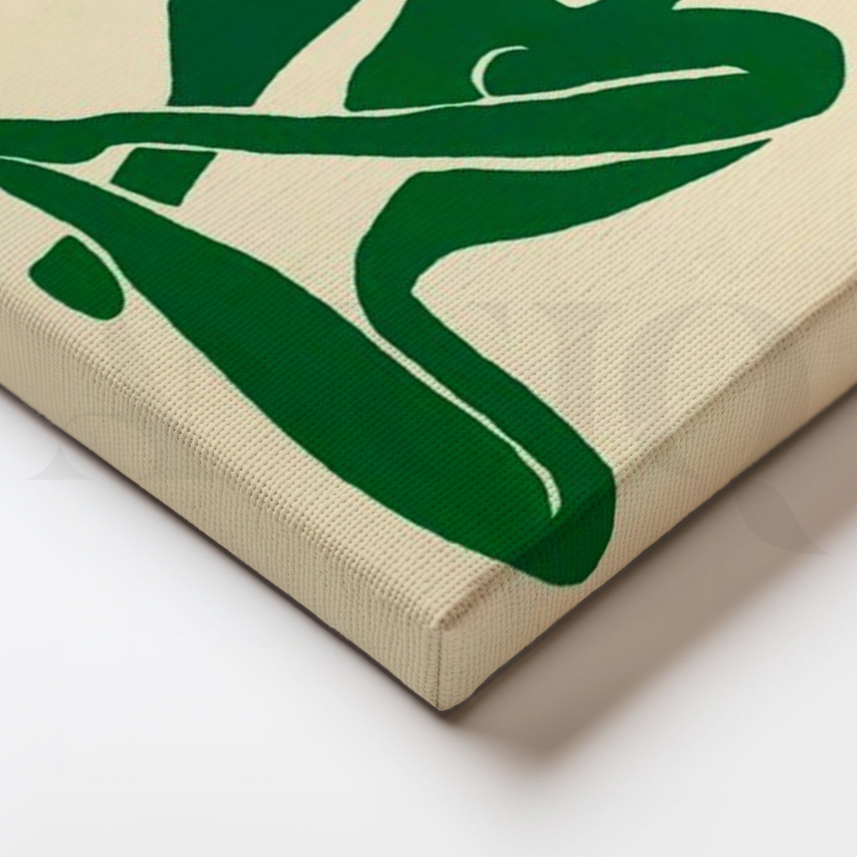 Verdant Poise Canvas Artwork – Asha Art Studio – Image 2