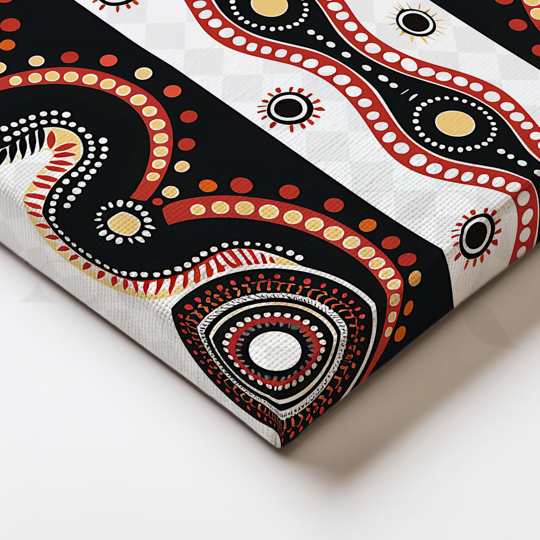 Rhythmic Waves Canvas Artwork – Asha Art Studio