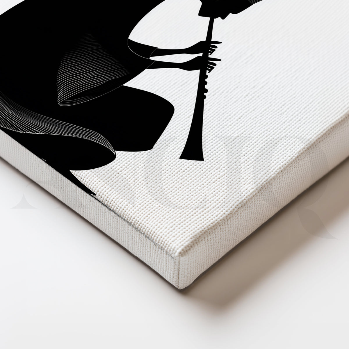 The Tribal Musician Canvas Artwork – Asha Art Studio – Image 2