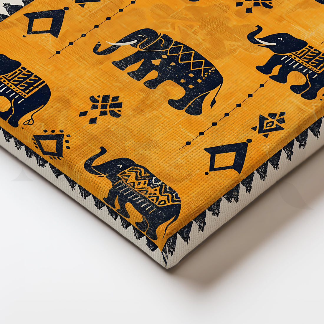 March of Elephants Canvas Artwork – Asha Art Studio