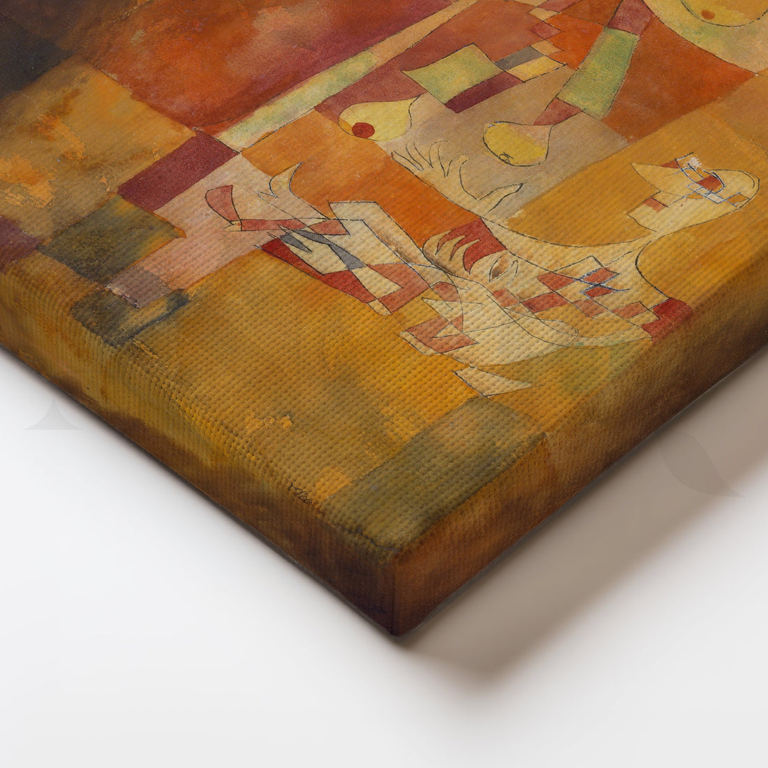 Golden Siesta Canvas Artwork – Asha Art Studio