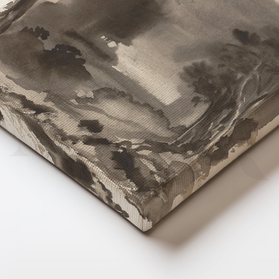 Zen Mist Landscape Canvas Artwork – Asha Art Studio