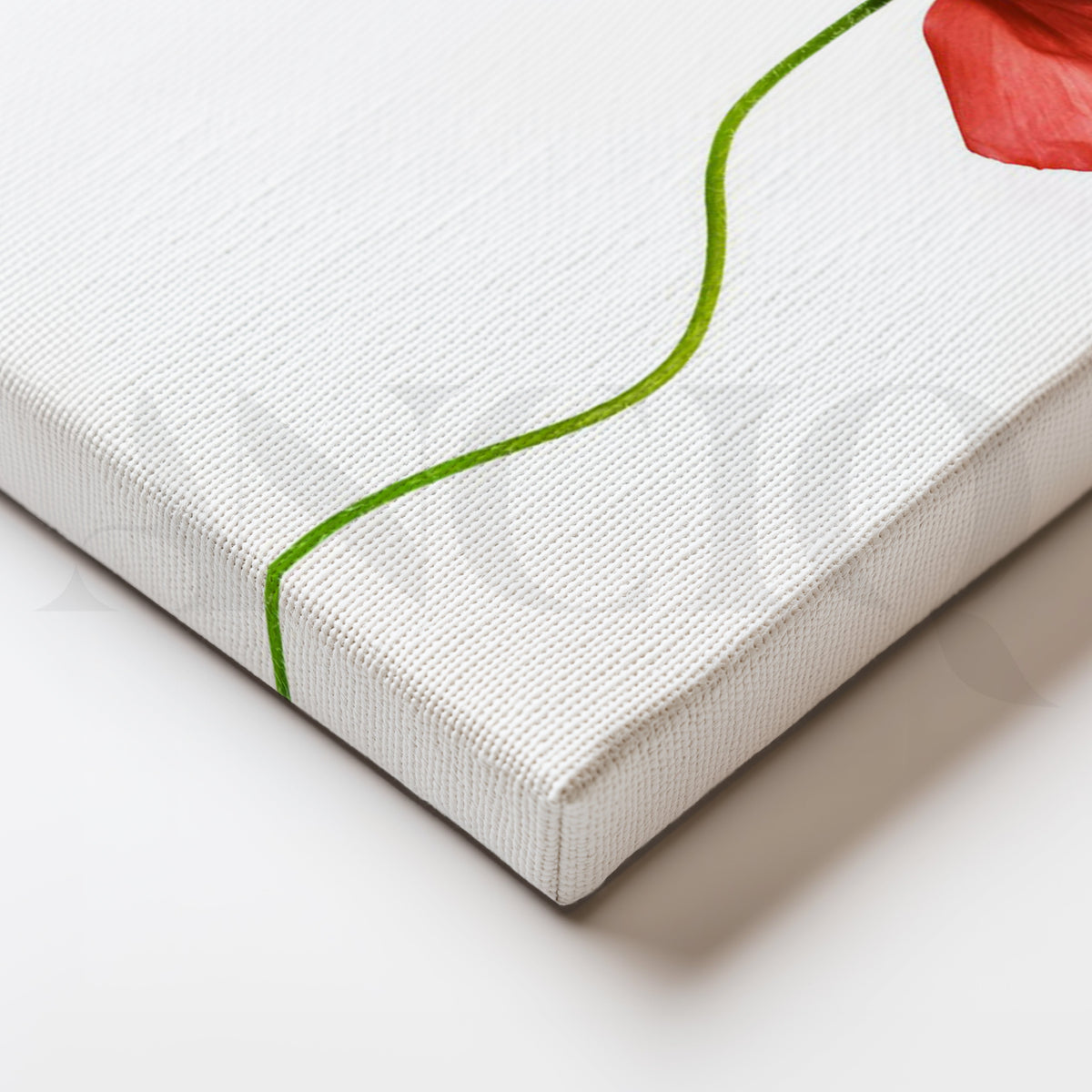 Scarlet Whisper Canvas Artwork – Asha Art Studio – Image 2