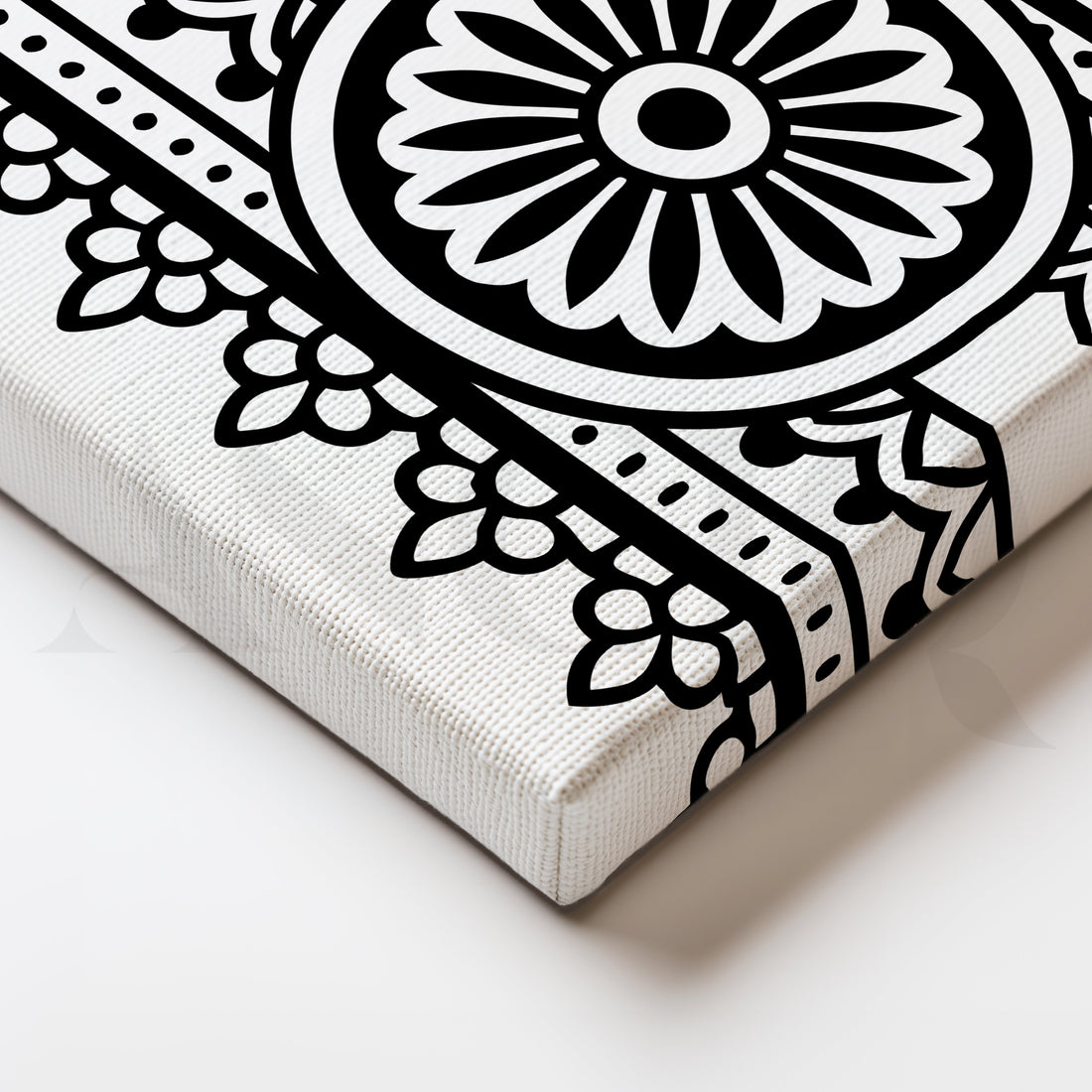 Classic Rangoli Motif Canvas Artwork – Asha Art Studio