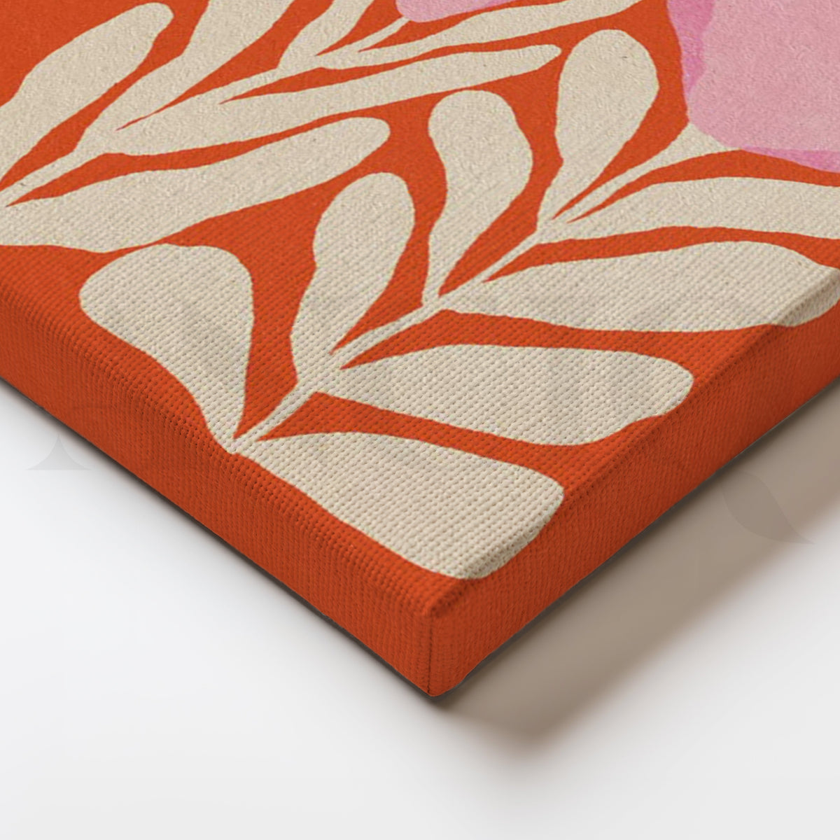 Retro Floral Duo Canvas Artwork – Asha Art Studio – Image 2