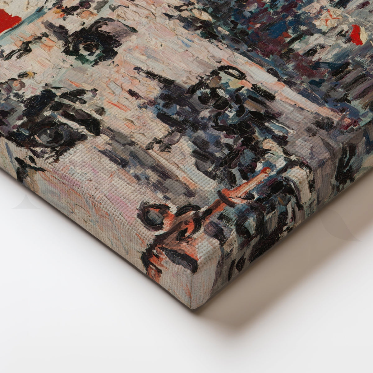 Flagged Avenue Canvas Artwork – Asha Art Studio – Image 2