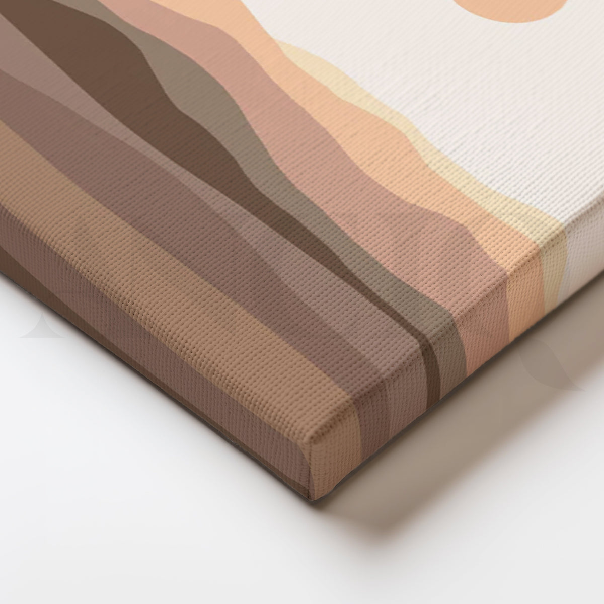 Blush Horizon Canvas Painting for Boho Bedroom – Asha Art Studio – Image 2