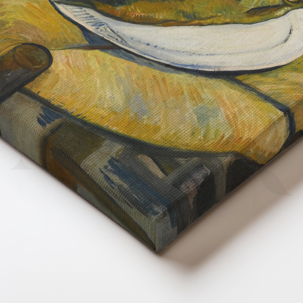 Fish and Lemon Still Life Canvas Artwork – Asha Art Studio – Image 2