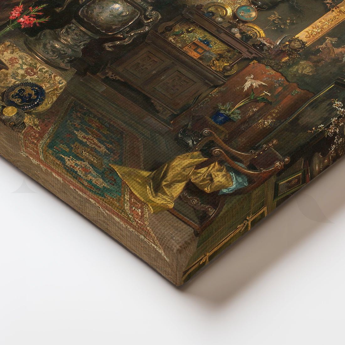 Opulent Interior Still Life Canvas Artwork – Asha Art Studio