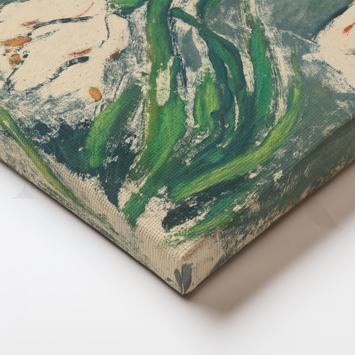 Snowdrops in the Wind Canvas Artwork – Asha Art Studio – Image 2