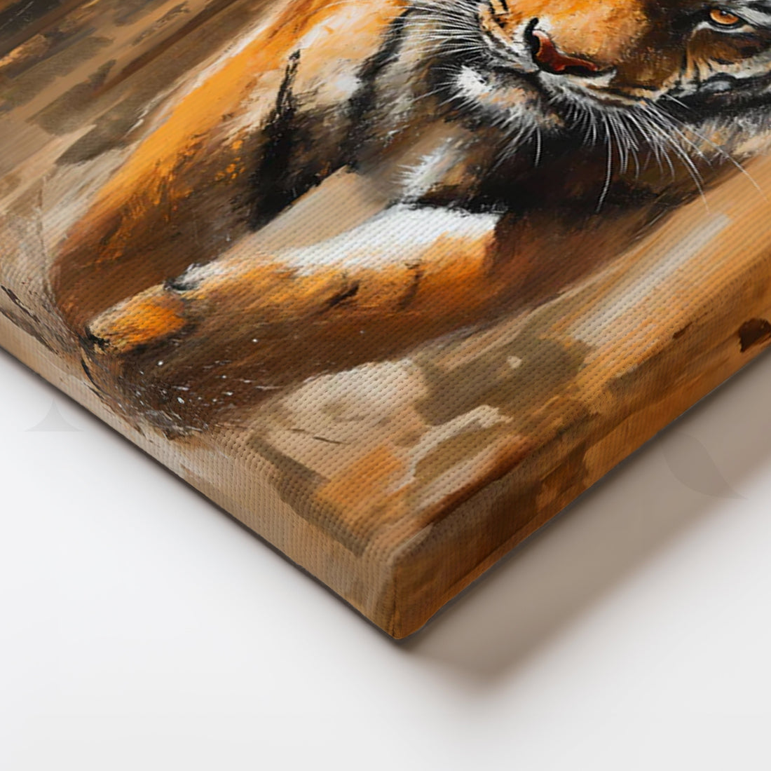 Charge of the Tiger Canvas Artwork – Asha Art Studio