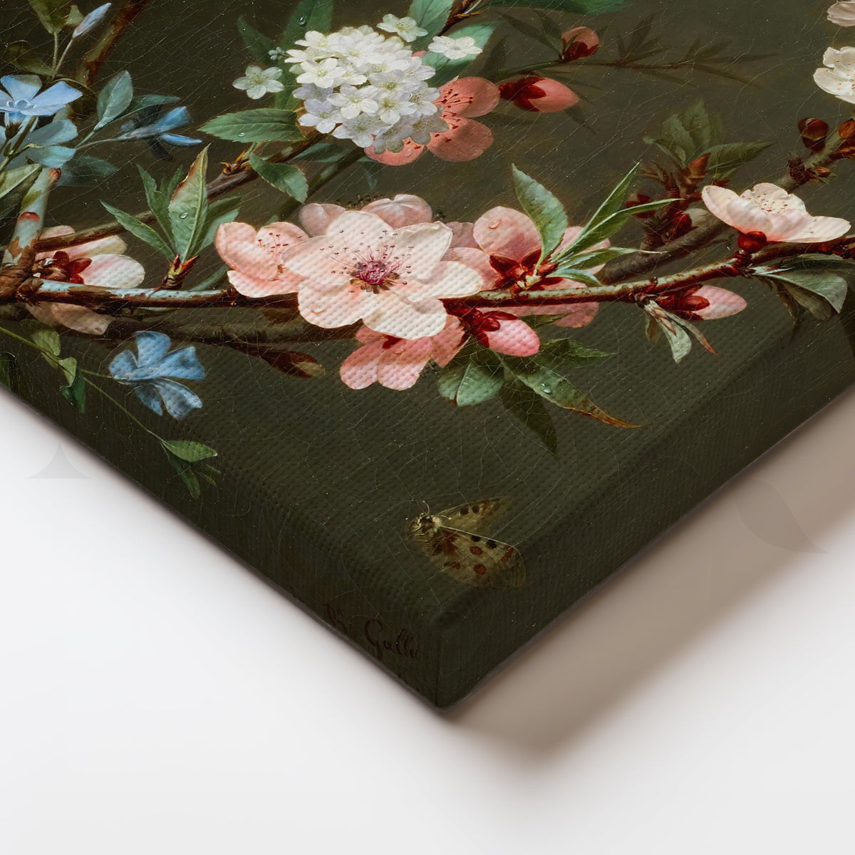 Floral Elegance Canvas Artwork – Asha Art Studio – Image 2