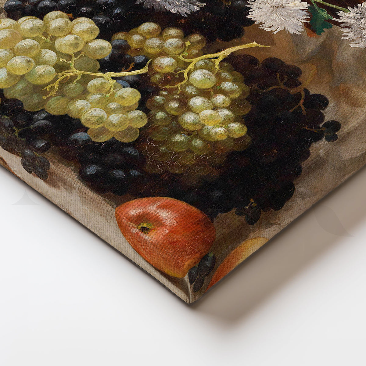 Grapes and Apples Still Life Canvas Artwork – Asha Art Studio – Image 2