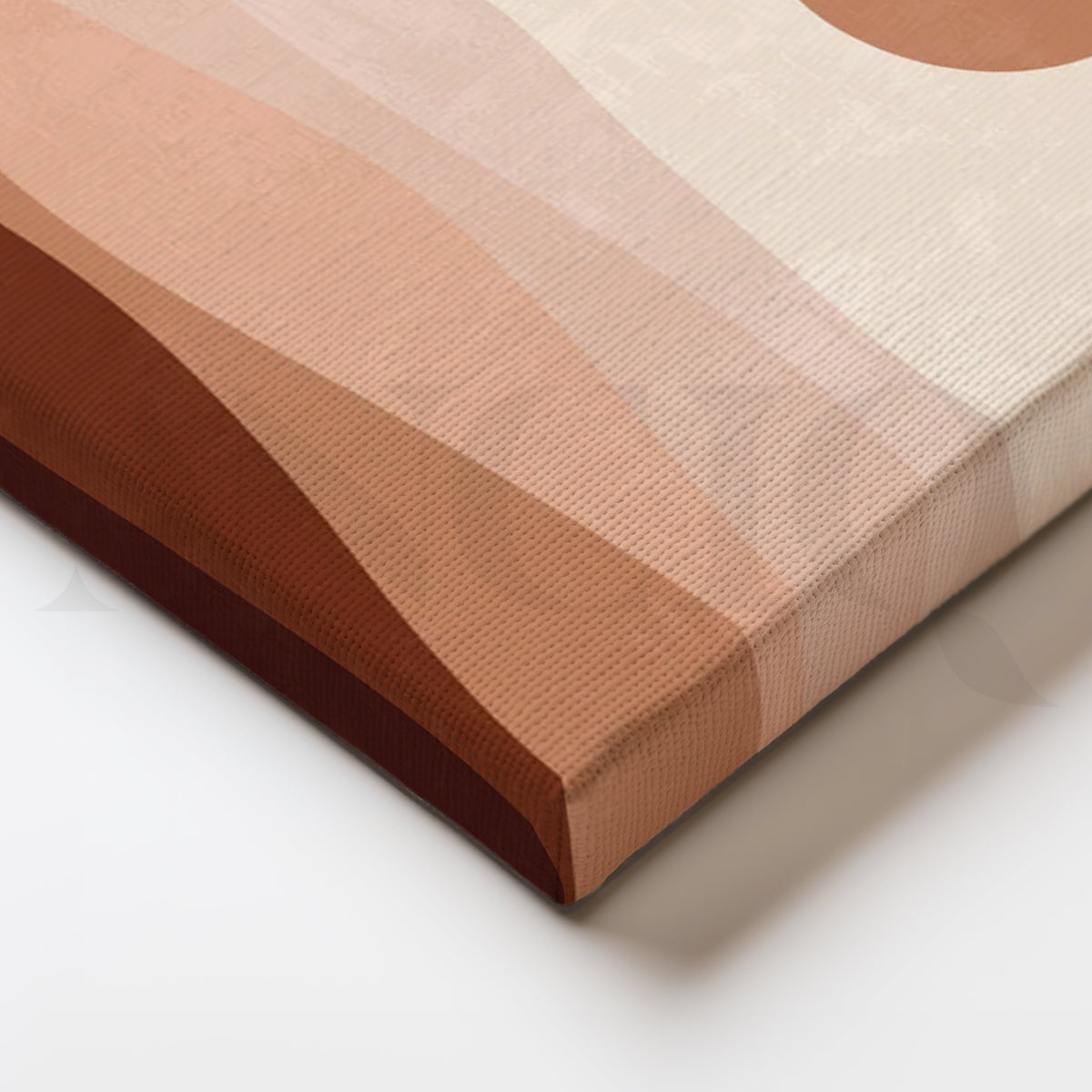 Blush Dunes Canvas Painting for Modern Minimal Bedrooms – Asha Art Studio – Image 2