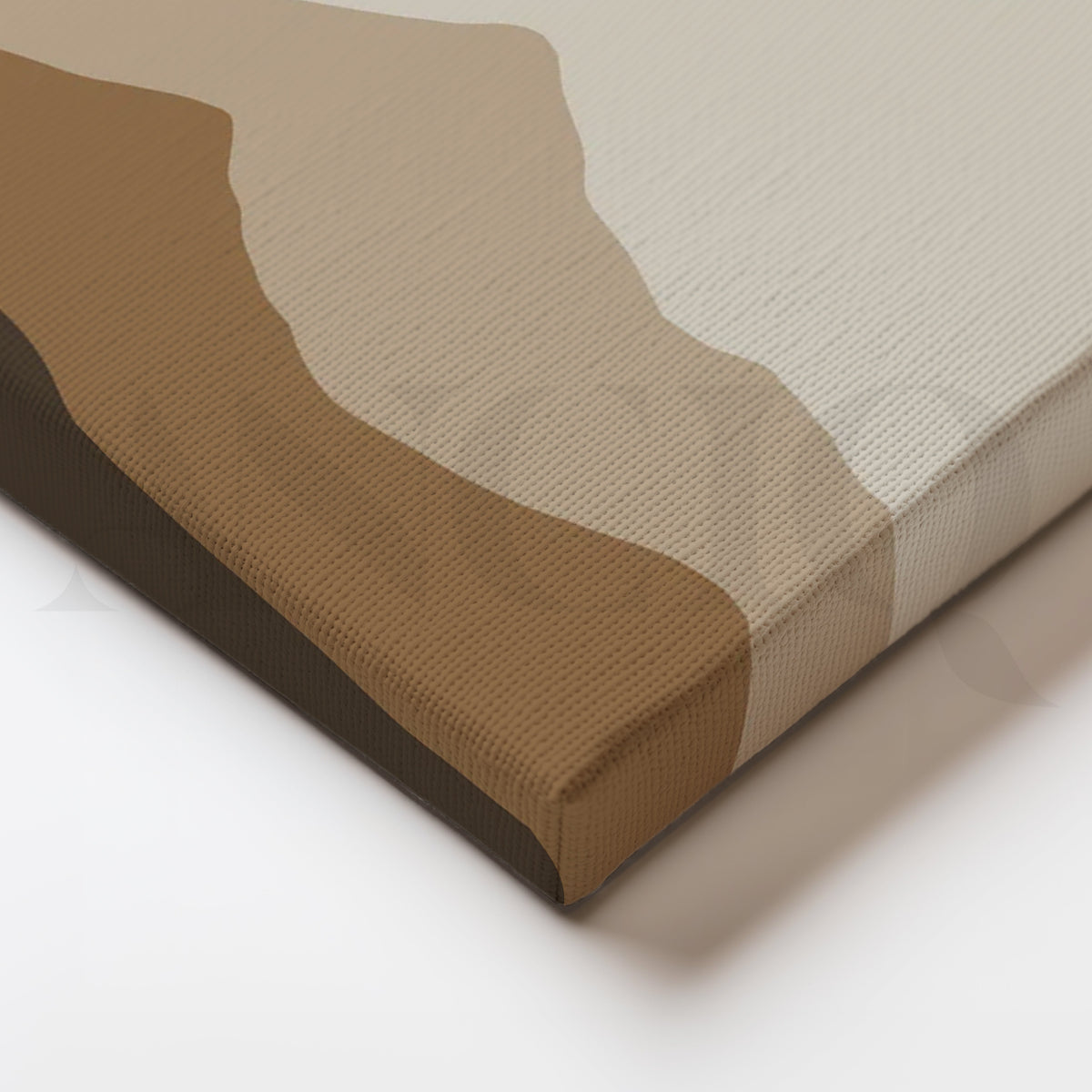 Sandstone Serenity Canvas Painting for Minimalist Living Room – Asha Art Studio – Image 2