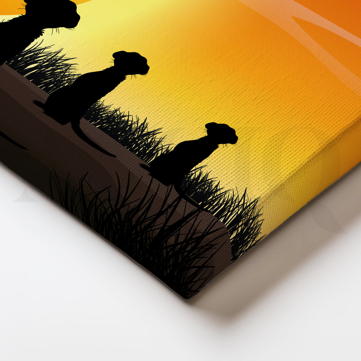 Savannah Sunset Canvas Artwork – Asha Art Studio – Image 2