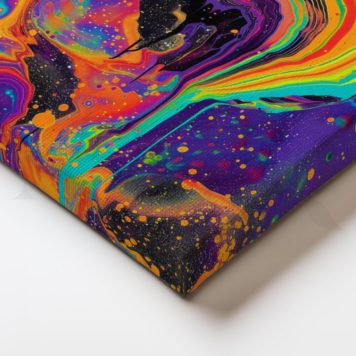 Solar Melt Canvas Painting for Media Room – Asha Art Studio – Image 2