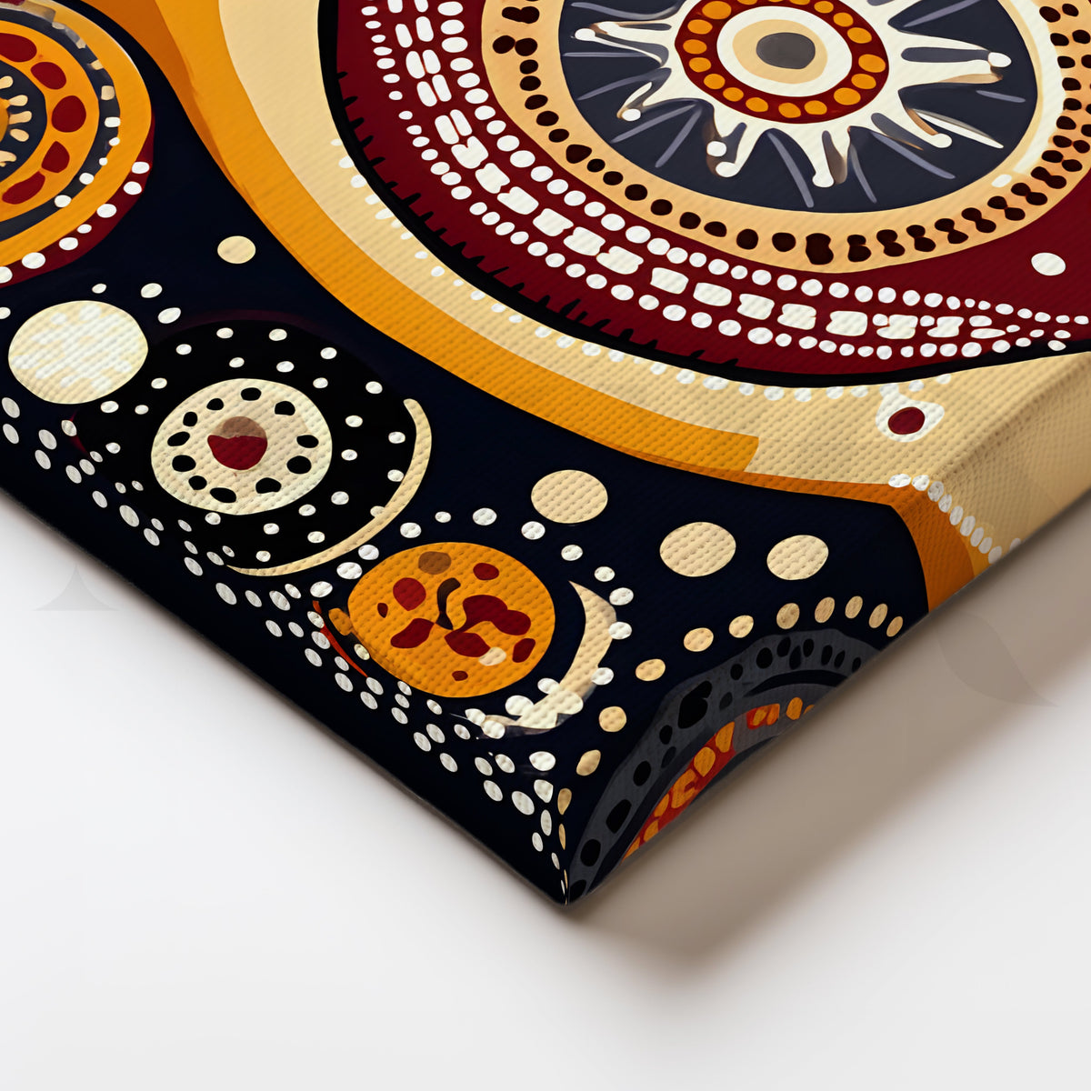 Solar Rhythms Canvas Artwork – Asha Art Studio – Image 2