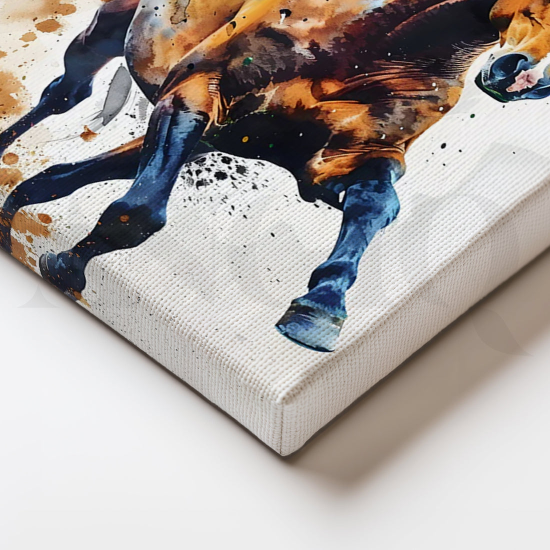 Galloping Freedom Horse Canvas Artwork – Asha Art Studio