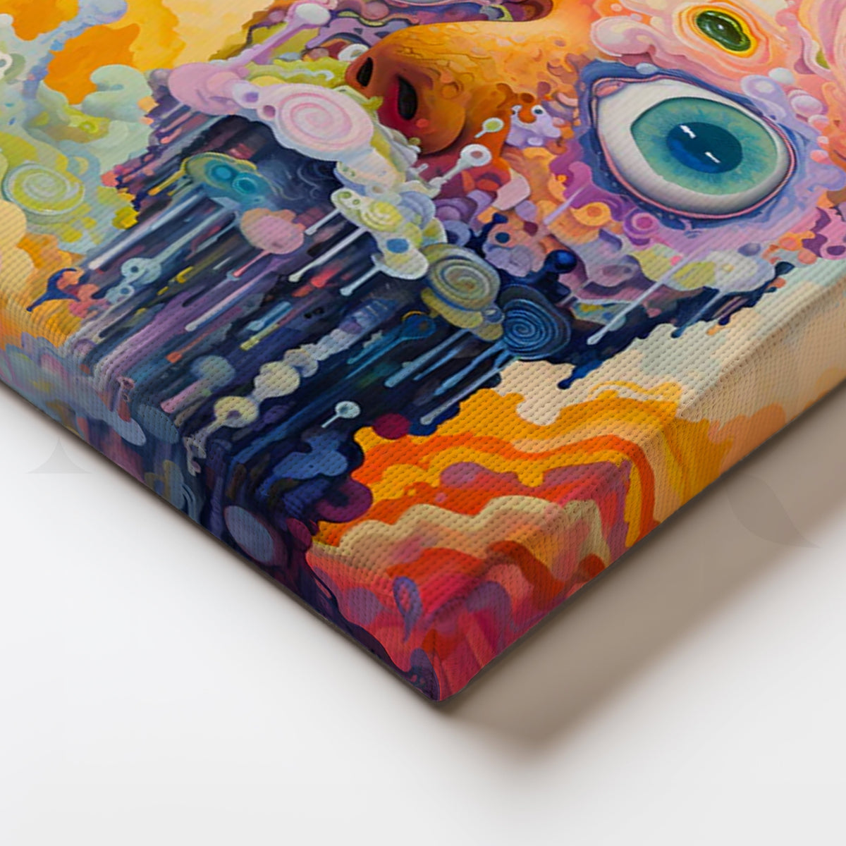 Cosmic Melt Canvas Painting for Creative Studio – Asha Art Studio – Image 2