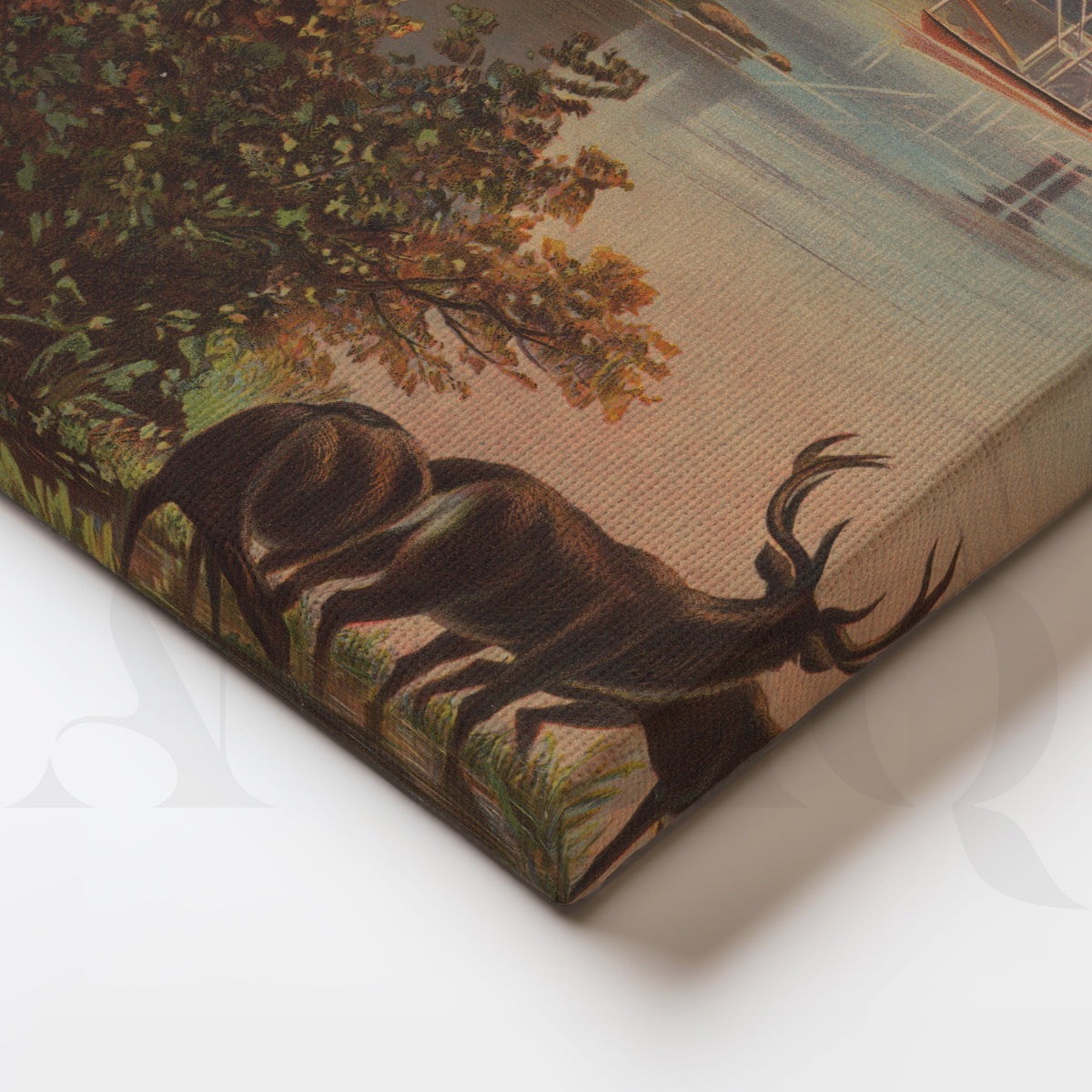 Vintage Wilderness Landscape Gallery Wall – Set of 3 Wilderness Artworks - 18 x 24 Inches – Asha Art Studio – Image 2