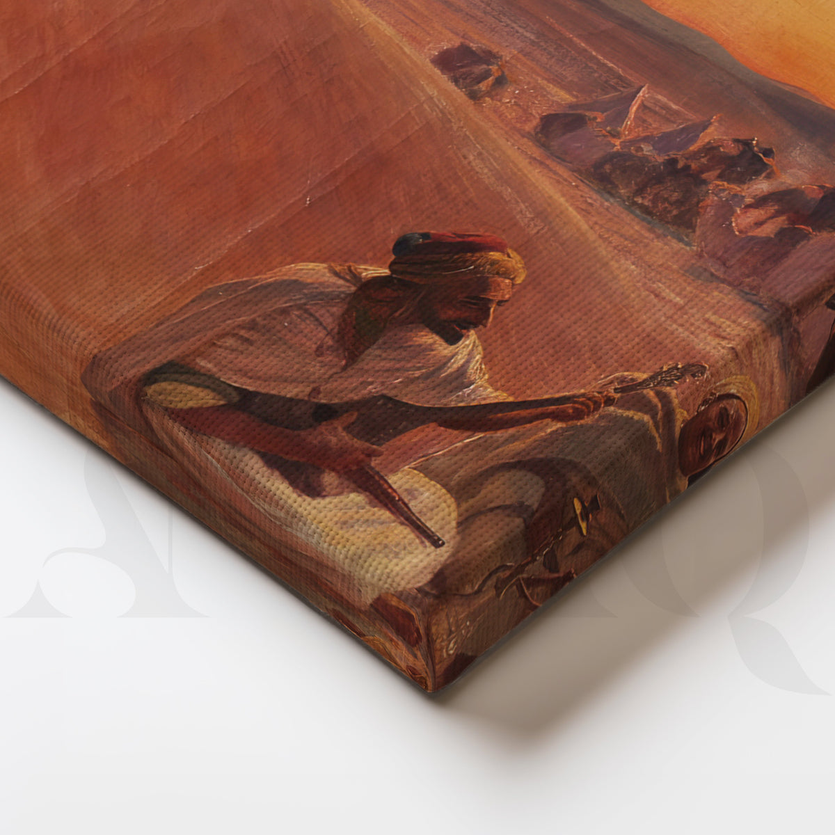 Desert Caravan Narrative Gallery Wall – Set of 3 Vintage Artworks - 18 x 24 Inches – Asha Art Studio – Image 2