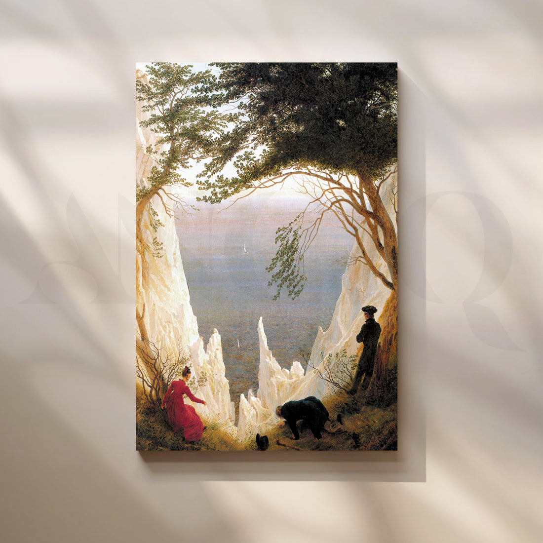 Chalk Cliffs at Rügen Canvas Artwork – Asha Art Studio